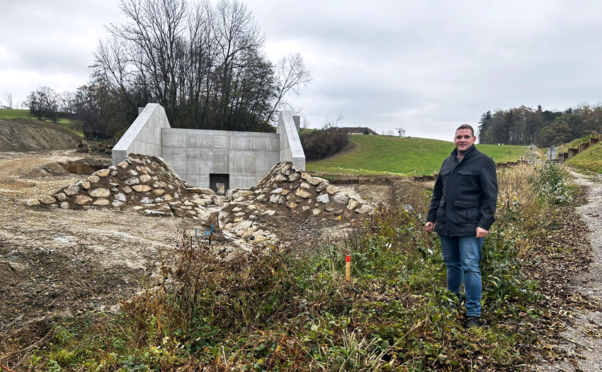 Rückhaltebecken Kesselbach Rückhaltebecken Kesselbach